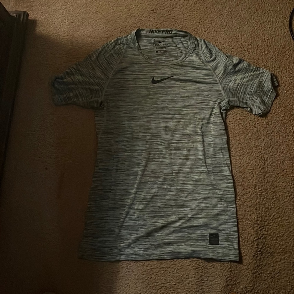 Green Nike Pro Tee